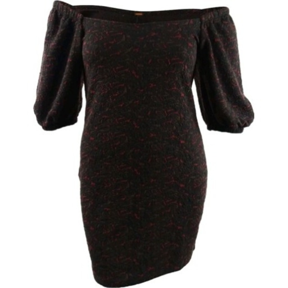 New With Tags Free People Women's Small S‎ Off The Shoulders Mini Dress Black